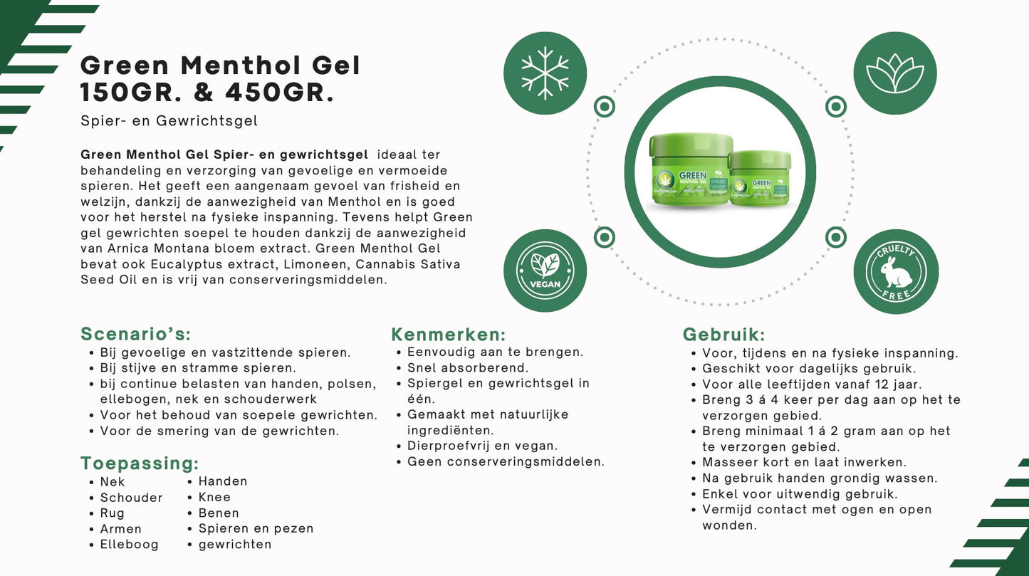 GREEN | Menthol Gel